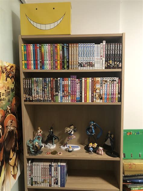 manga display shelves